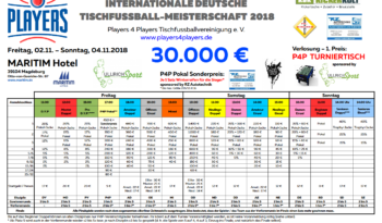 tischkicker ausschreibung deutsche meisterschaft p4p 2018